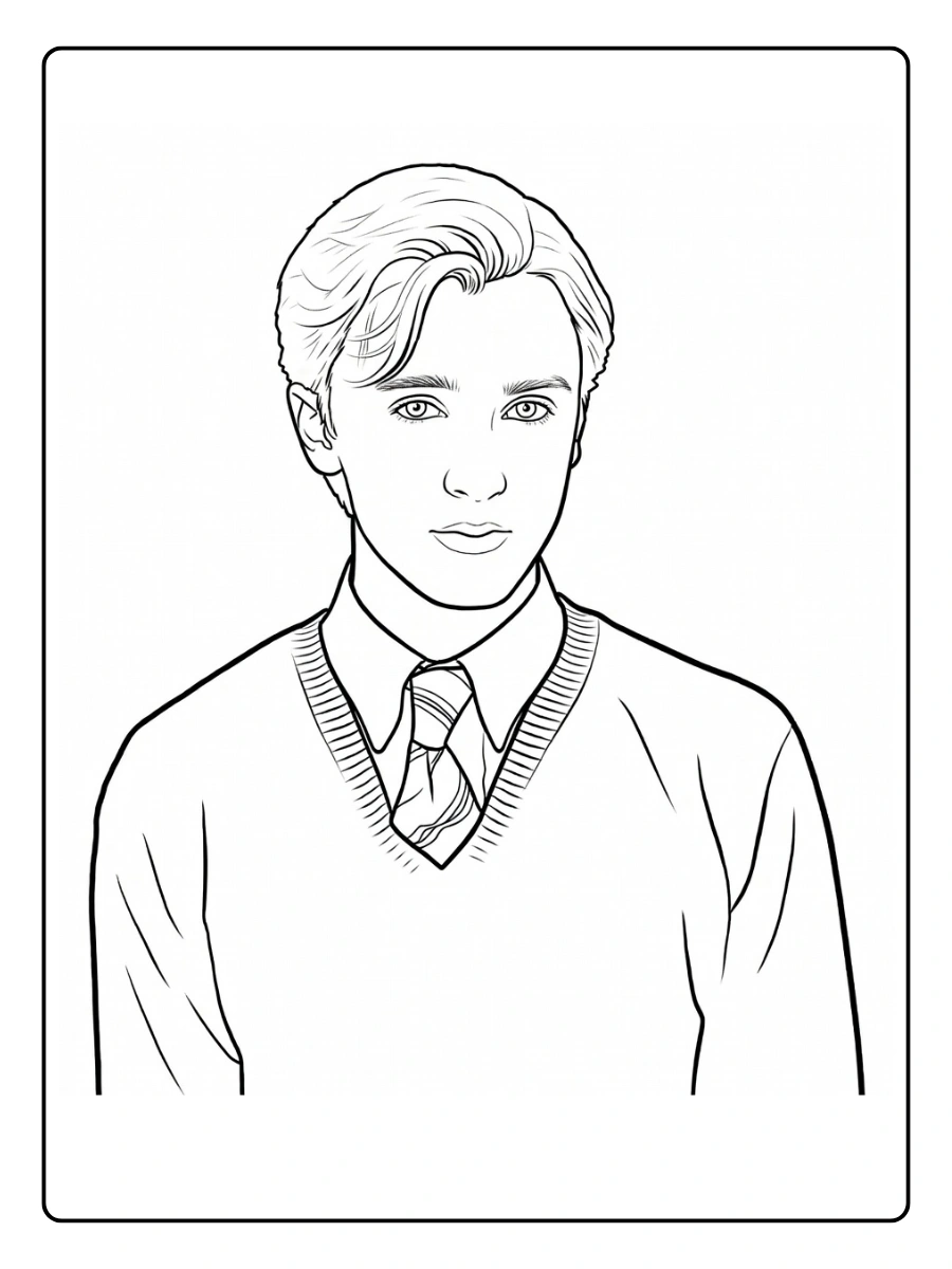 Coloriage Poudlard Harry Potter (1)