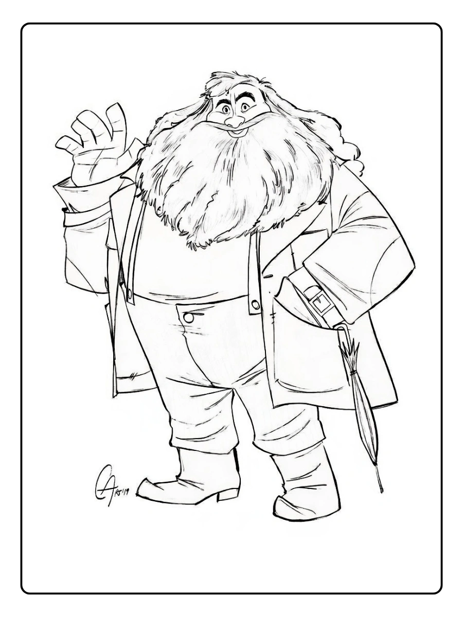 Coloriage Poudlard Harry Potter (10)