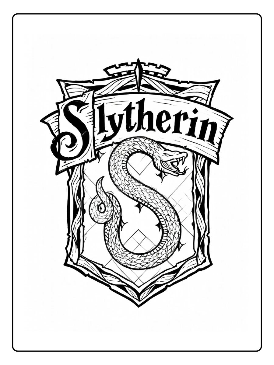 Coloriage Poudlard Harry Potter (4)