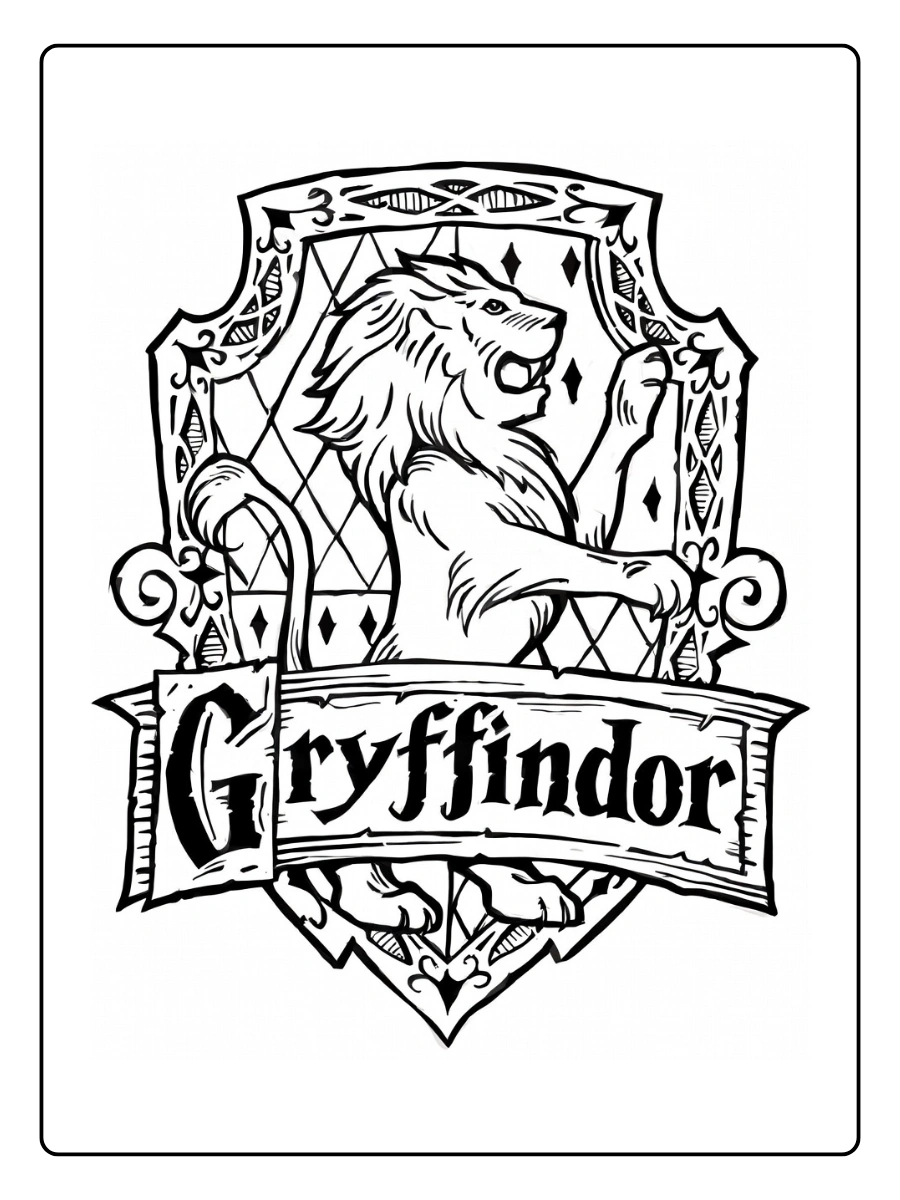 Coloriage Poudlard Harry Potter (5)