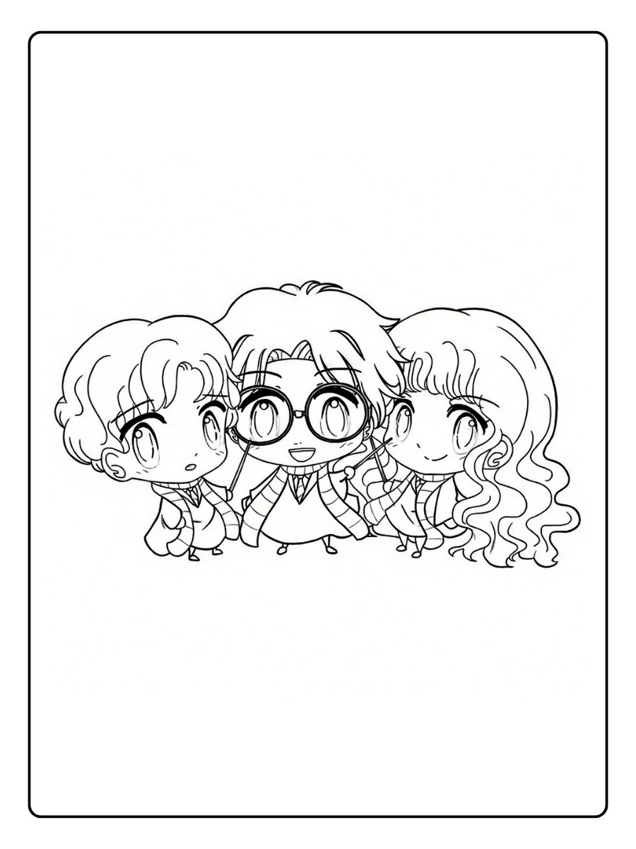 Coloriage Poudlard Harry Potter (6)