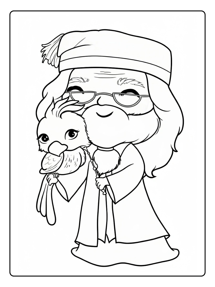 Coloriage Poudlard Harry Potter (8)