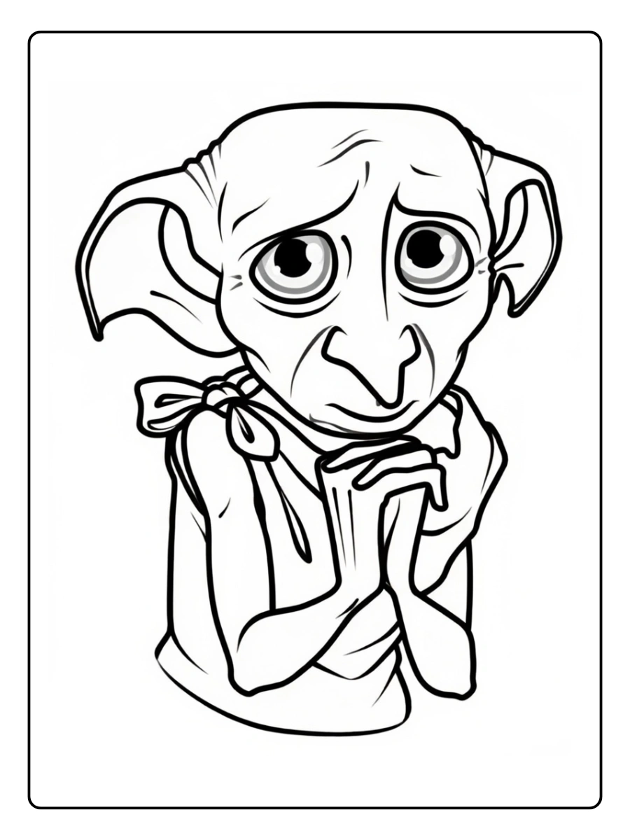 Coloriage Poudlard Harry Potter (9)