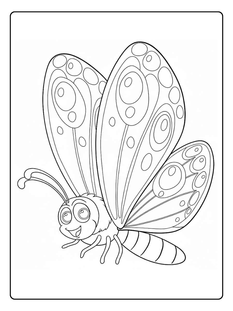 Papillons coloriage papillon détaillé aux grandes ailes décorées