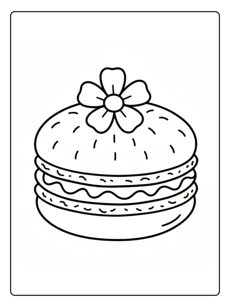 Coloriage Gratuit à Imprimer – Dessins à Colorier PDF & PNG 114 Cactus Macaron