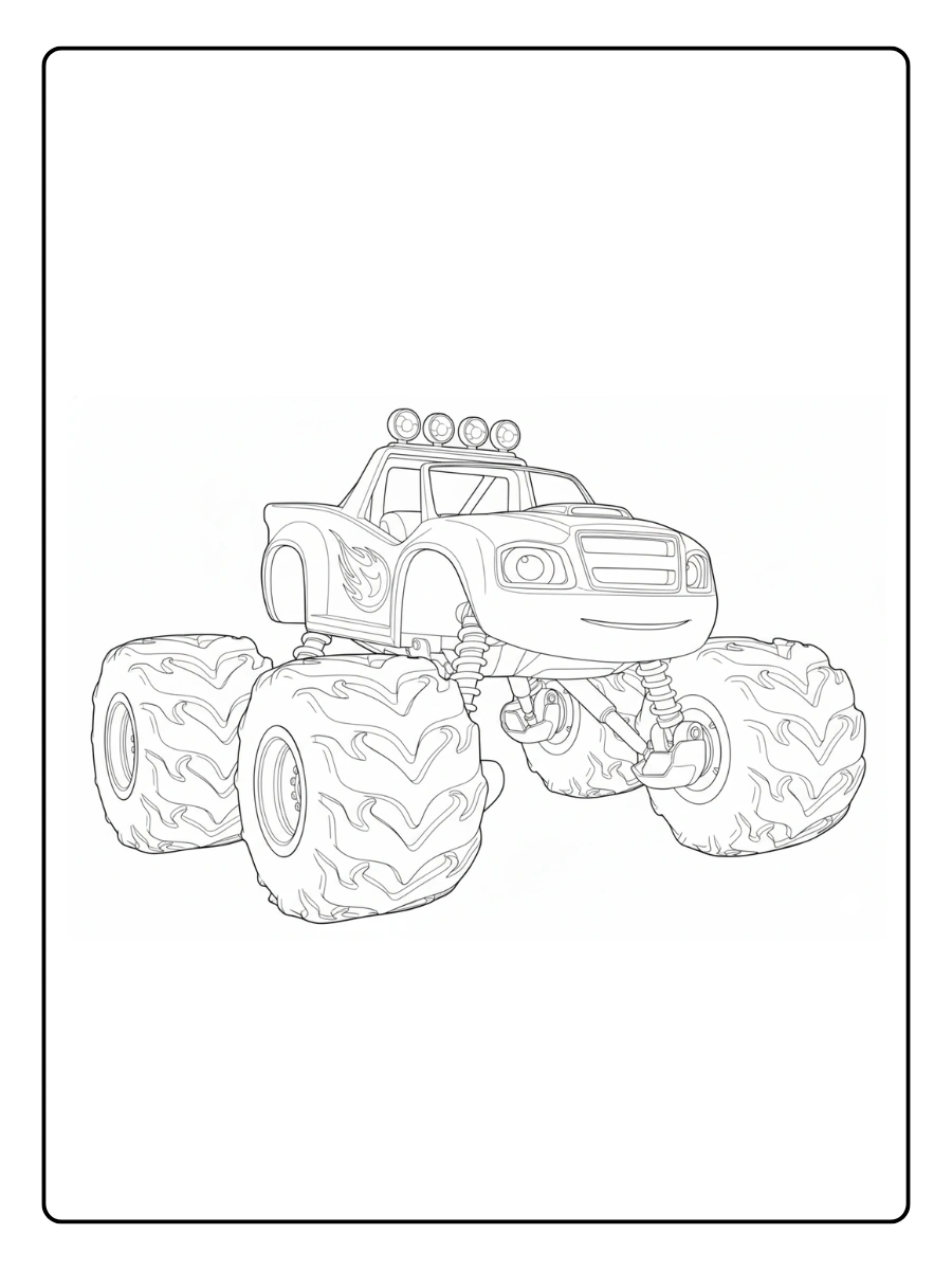 Coloriage Blaze et les Monster Machines (10)