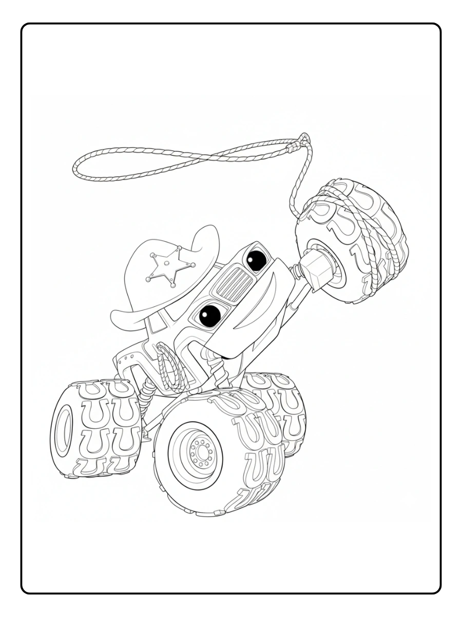 Coloriage Blaze et les Monster Machines (11)