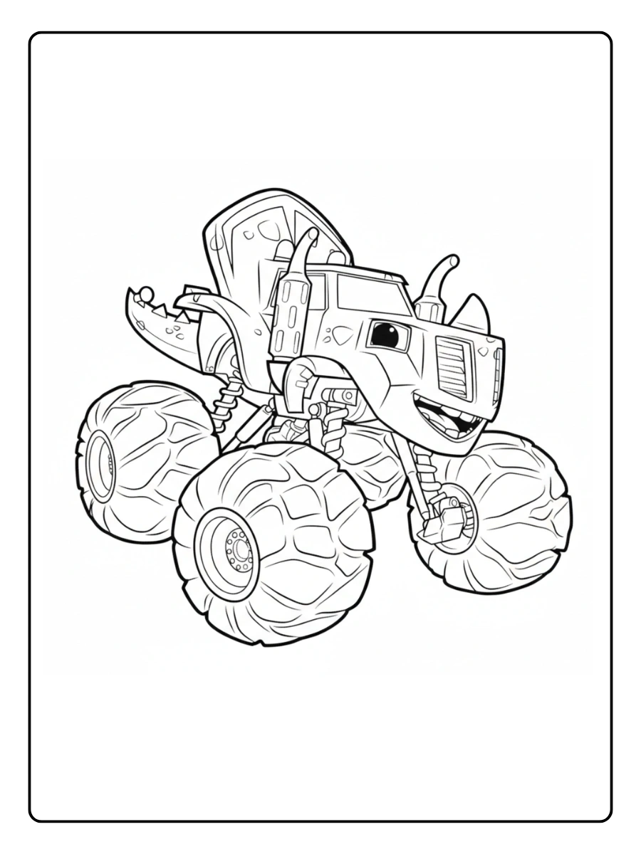 Coloriage Blaze et les Monster Machines (12)