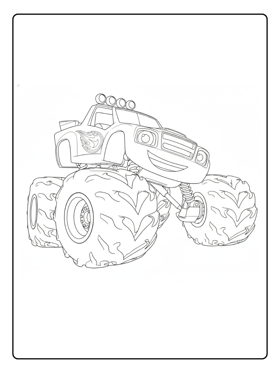 Coloriage Blaze et les Monster Machines (13)