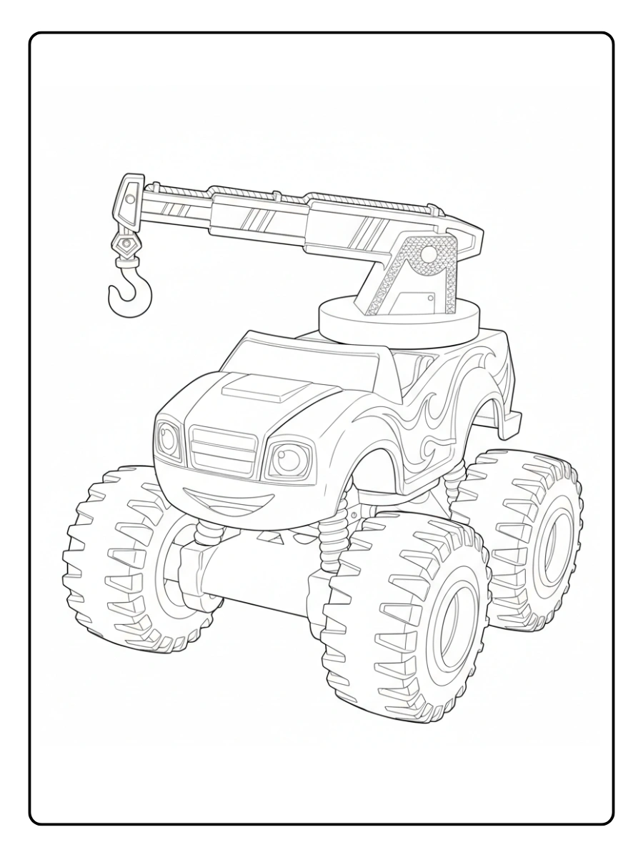 Coloriage Blaze et les Monster Machines (14)