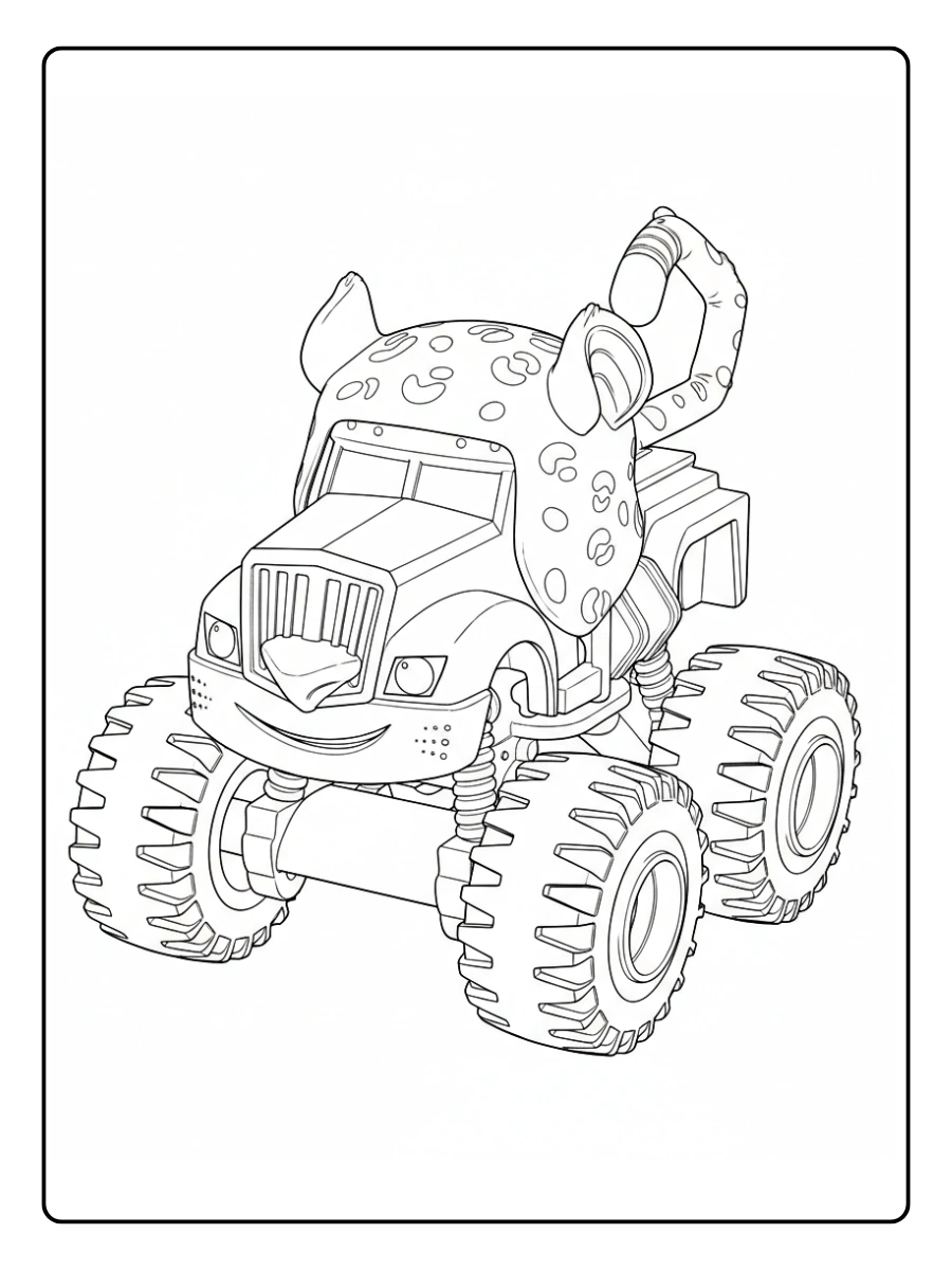 Coloriage Blaze et les Monster Machines (17)