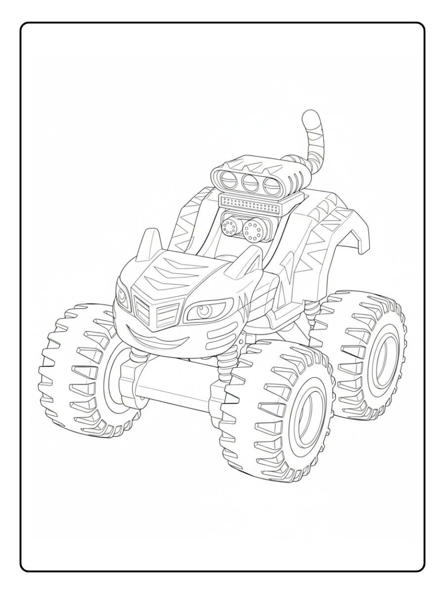 Coloriage Blaze et les Monster Machines (18)