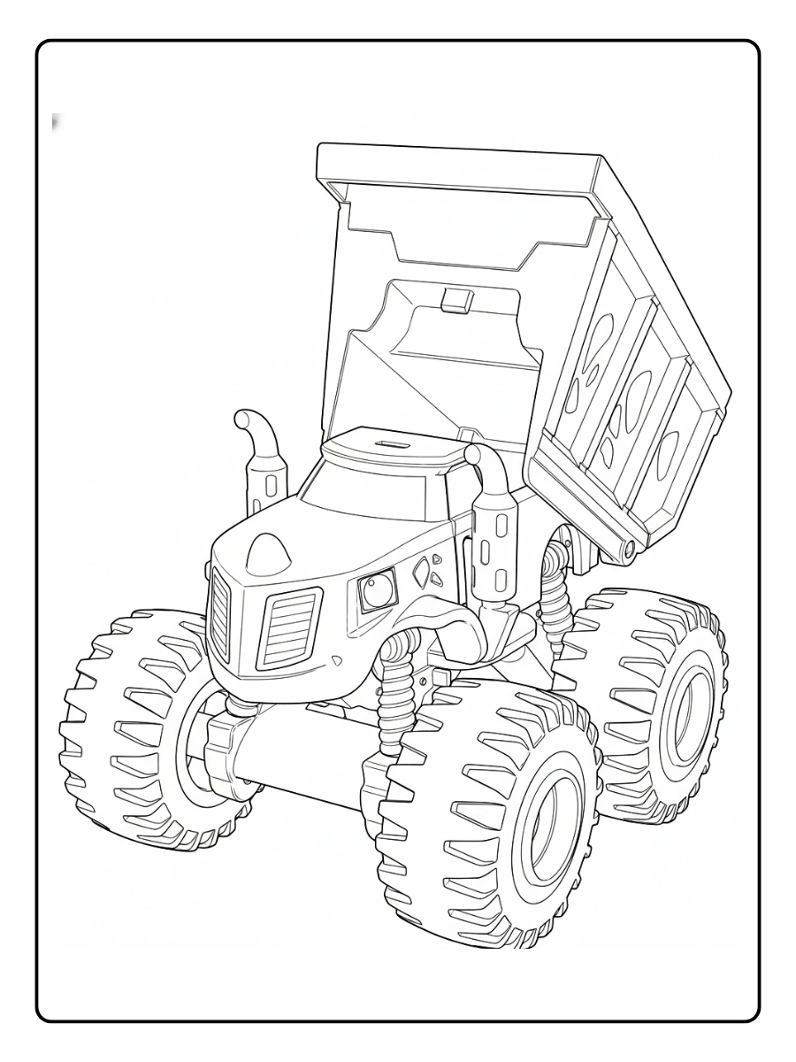 Coloriage Blaze et les Monster Machines (19)