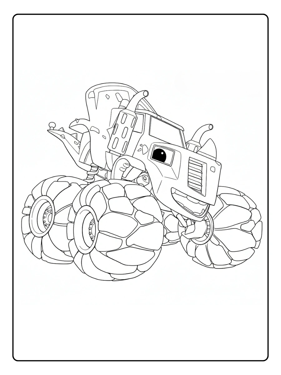 Coloriage Blaze et les Monster Machines (5)