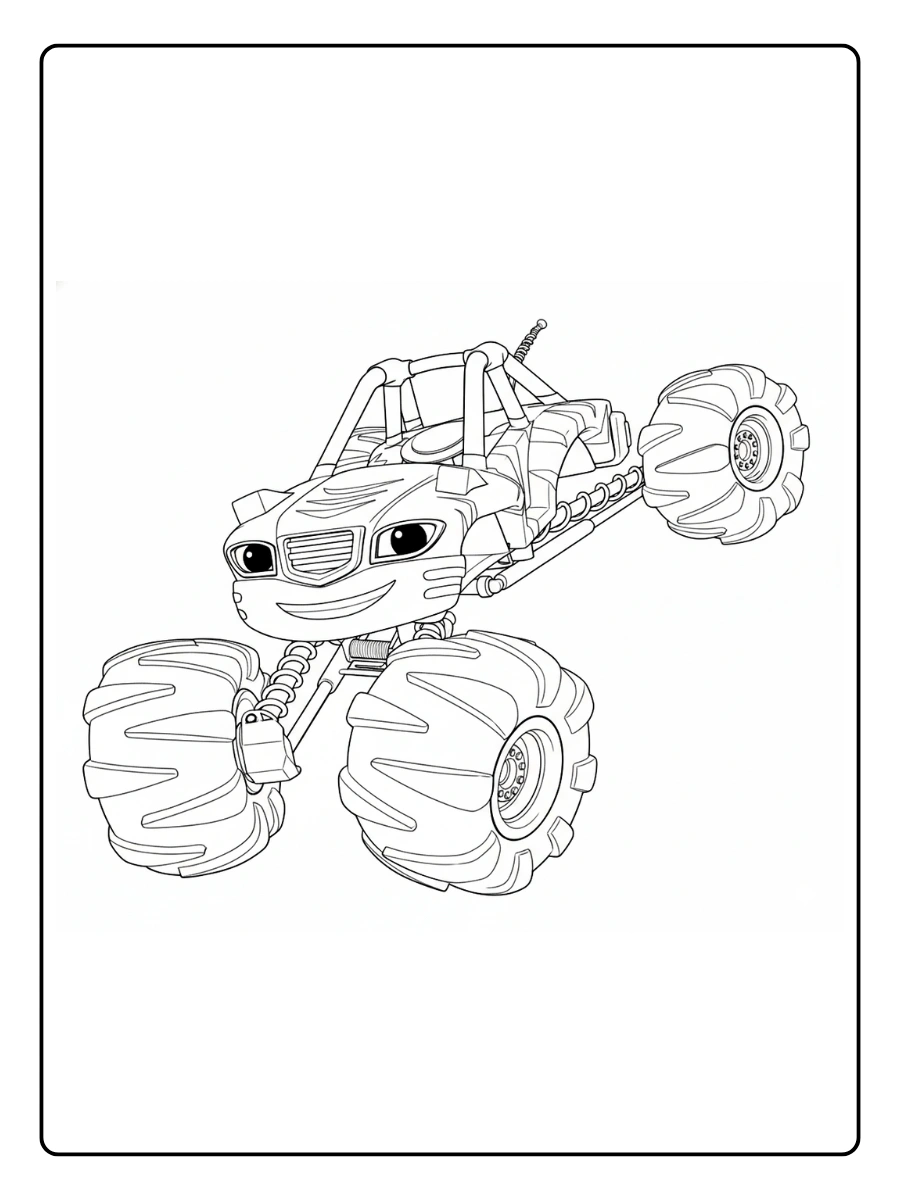 Coloriage Blaze et les Monster Machines (6)