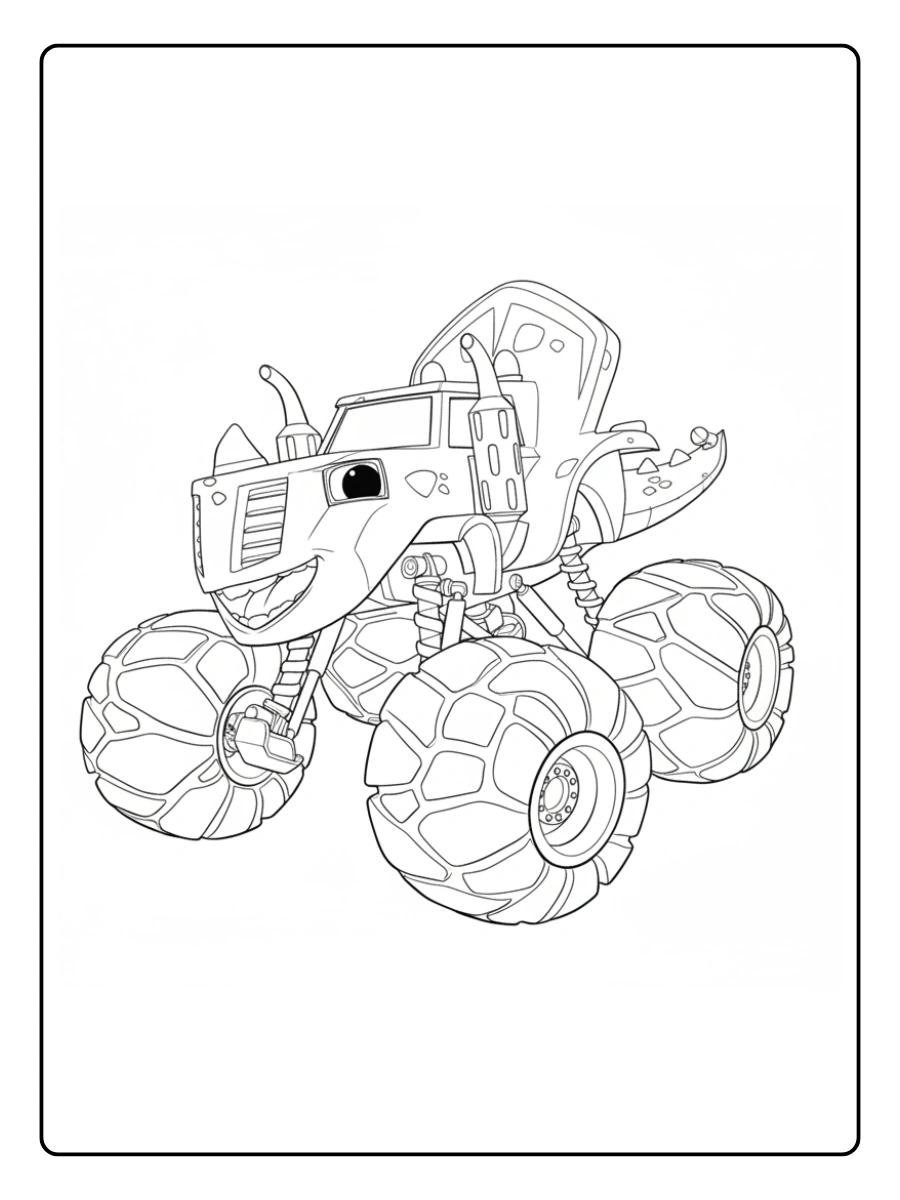 Coloriage Blaze et les Monster Machines (7)