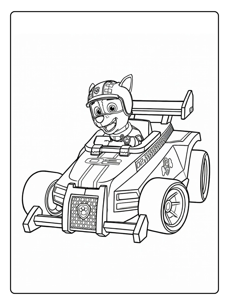 Coloriage Chase Pat' Patrouille (11)