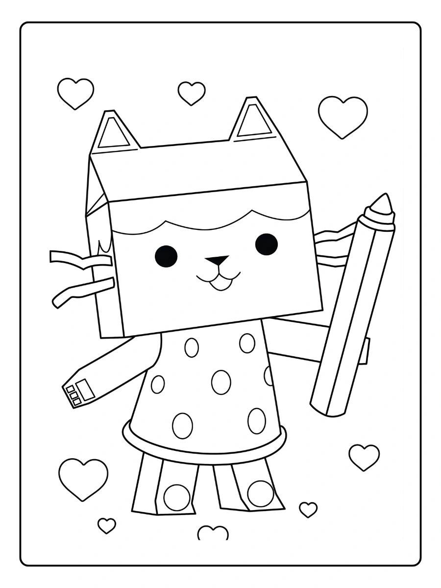 Coloriage Gabby Chat Et la Maison Magique (10)