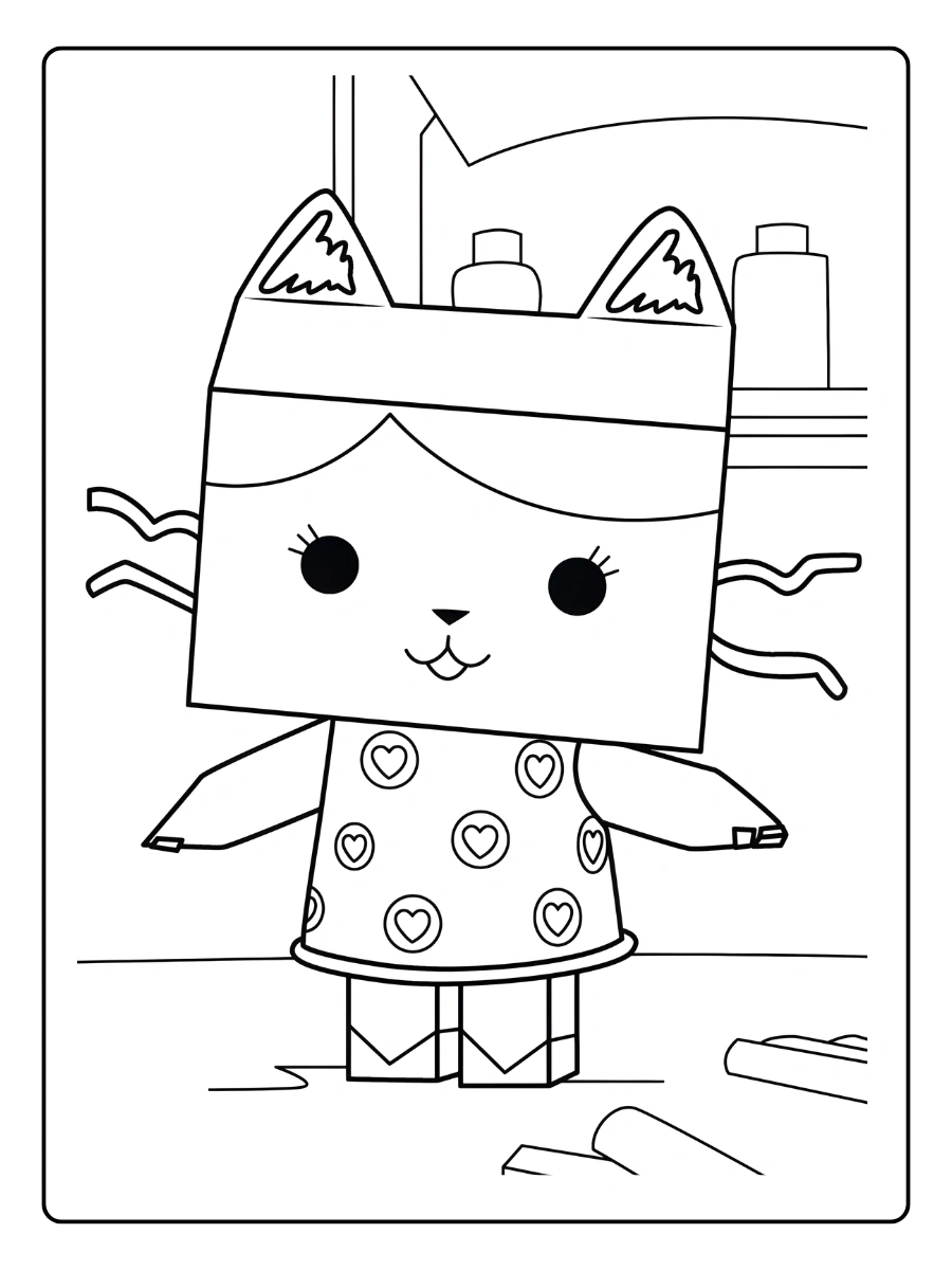 Coloriage Gabby Chat Et la Maison Magique (13)