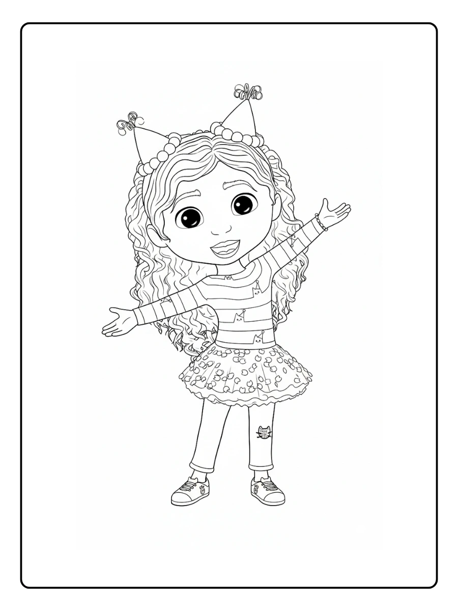 Coloriage Gabby Chat Et la Maison Magique (18)