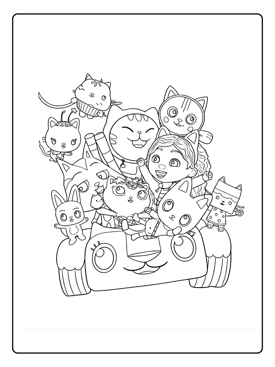 Coloriage Gabby Chat Et la Maison Magique (20)