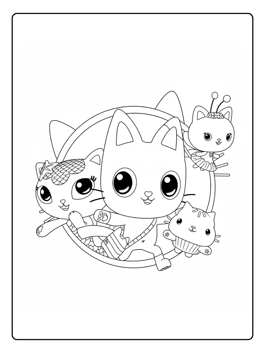 Coloriage Gabby Chat Et la Maison Magique (21)