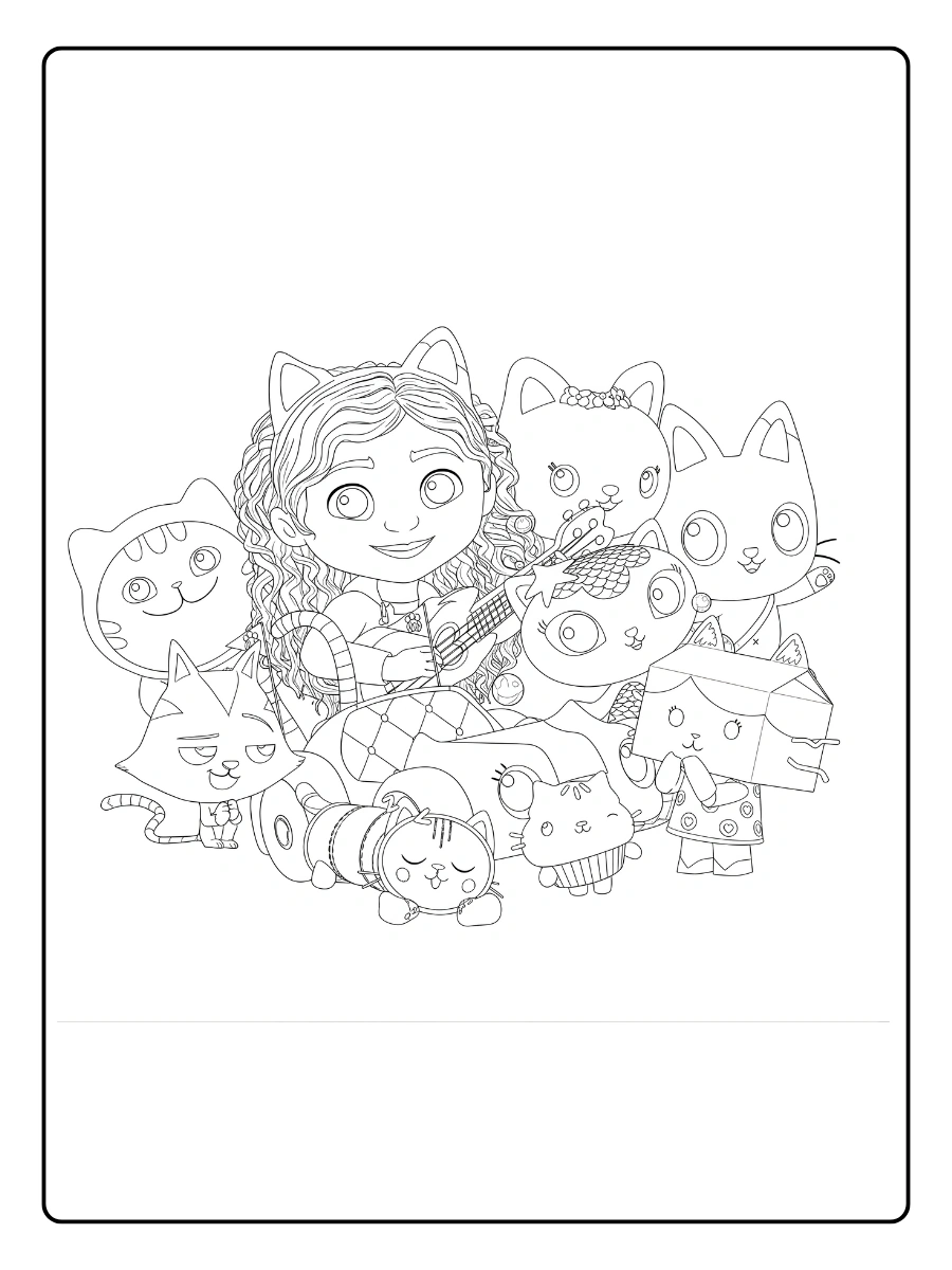 Coloriage Gabby Chat Et la Maison Magique (22)