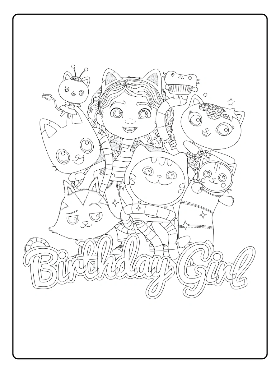 Coloriage Gabby Chat Et la Maison Magique (23)