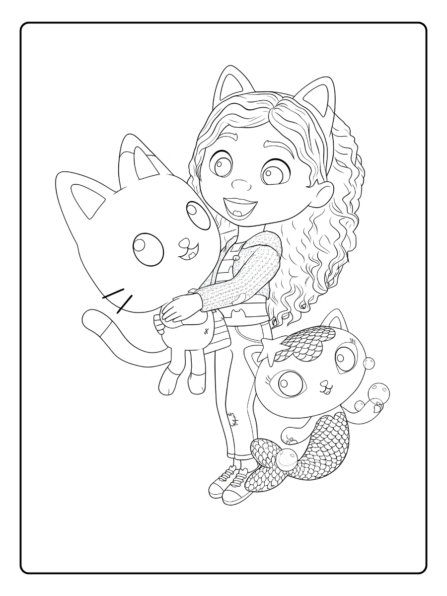 Coloriage Gabby Chat Et la Maison Magique (26)