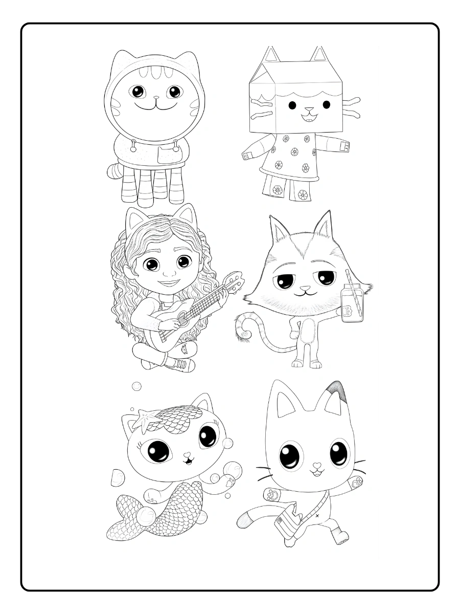 Coloriage Gabby Chat Et la Maison Magique (27)