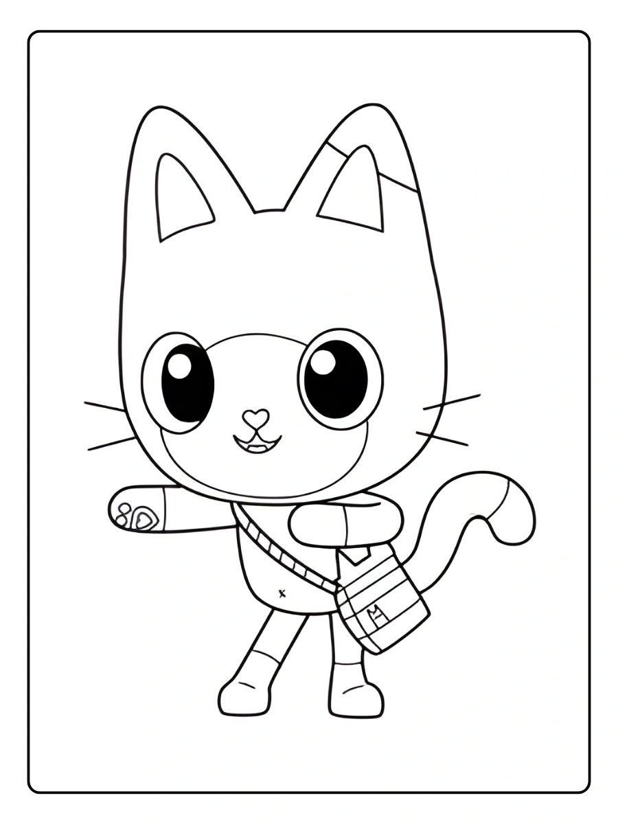 Coloriage Gabby Chat Et la Maison Magique (8)