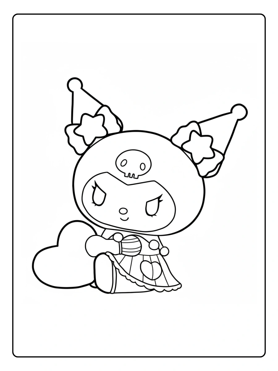 Coloriage Kuromi (10)