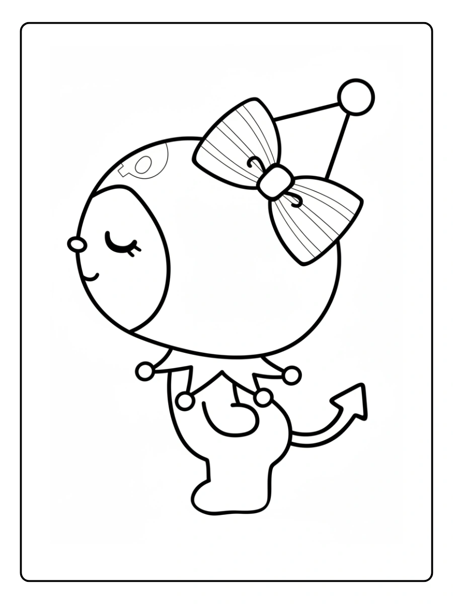 Coloriage Kuromi (11)