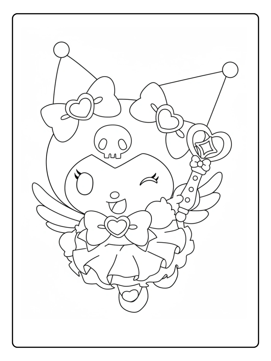 Coloriage Kuromi (13)