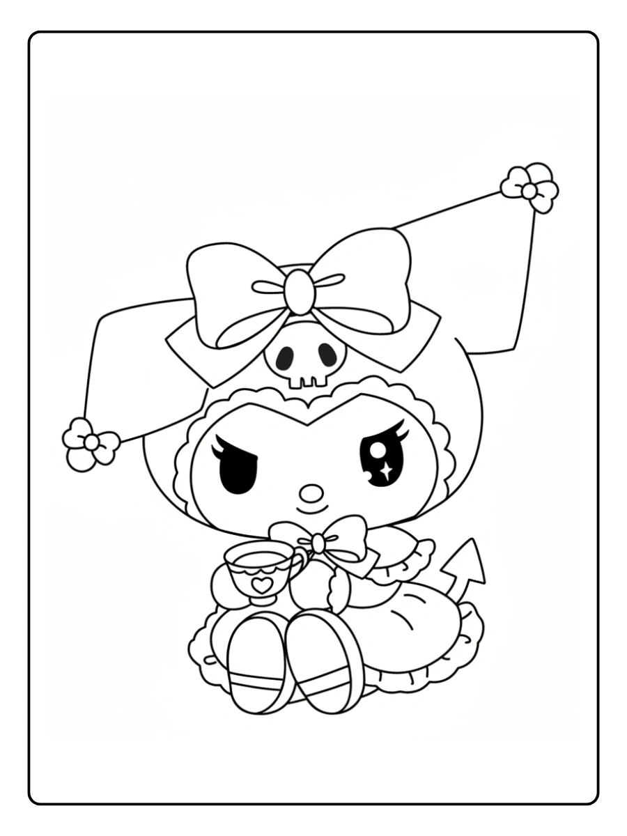 Coloriage Kuromi (14)