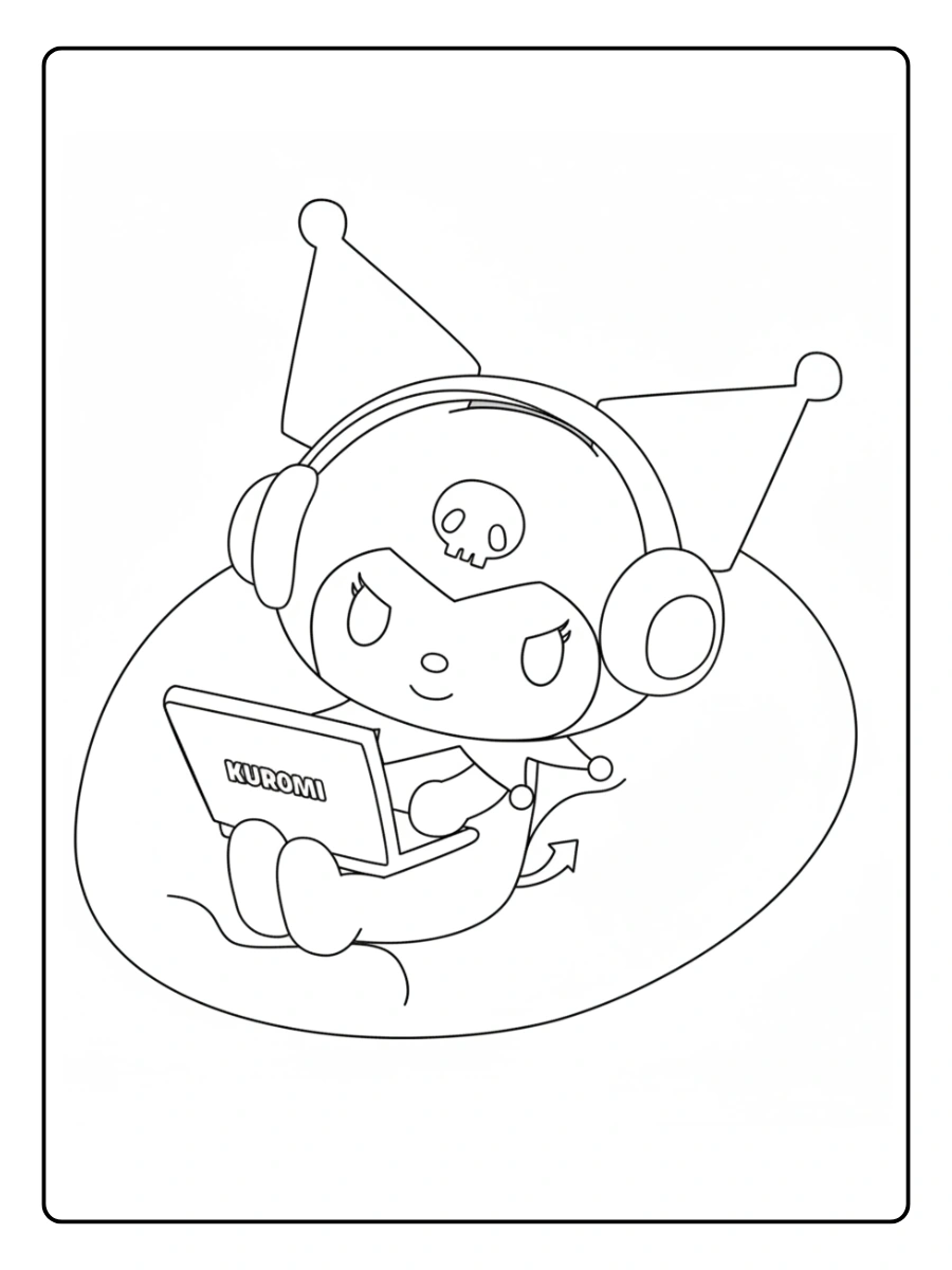 Coloriage Kuromi (18)