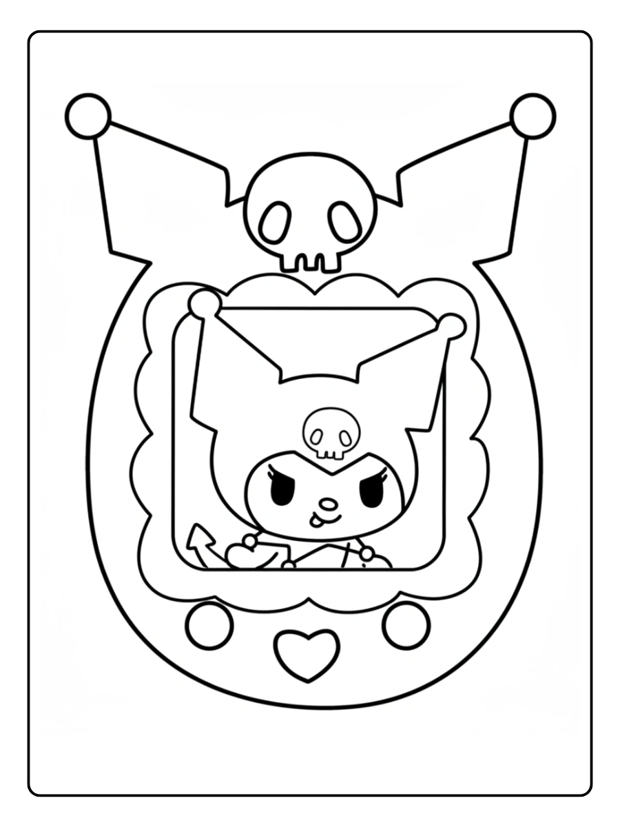 Coloriage Kuromi (19)