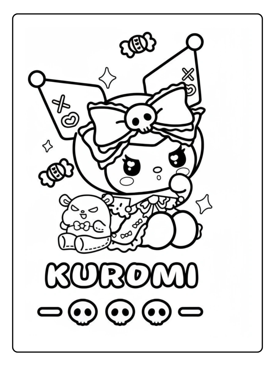 Coloriage Kuromi (20)