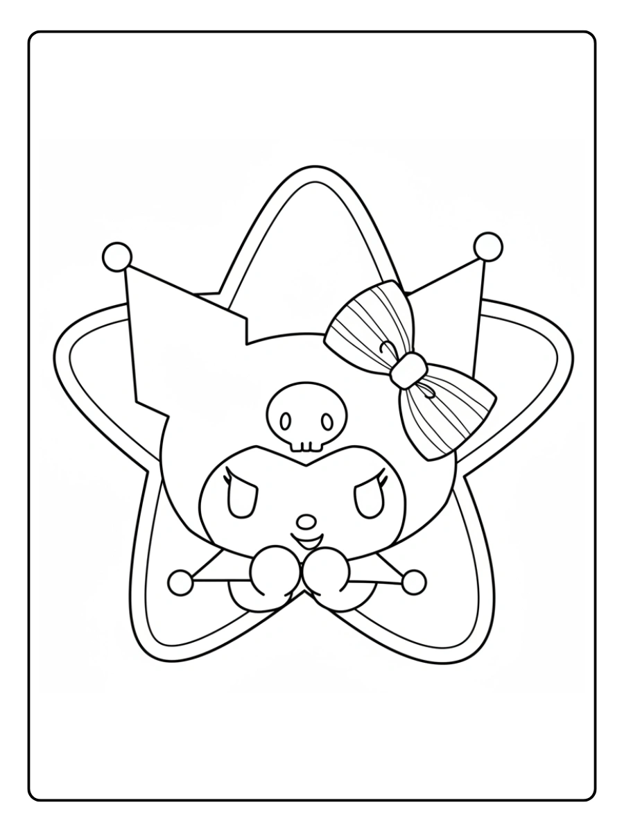 Coloriage Kuromi (8)