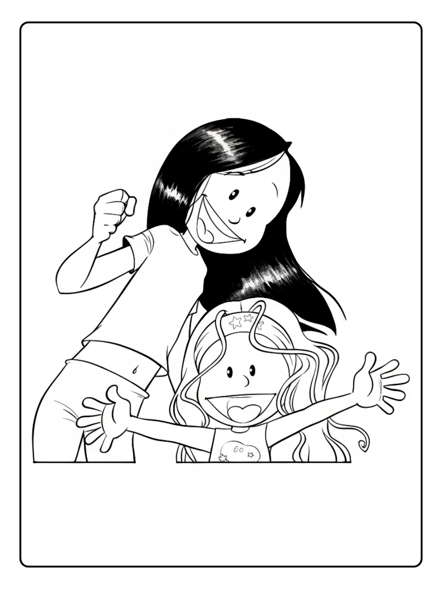 Coloriage Les Sisters (11)