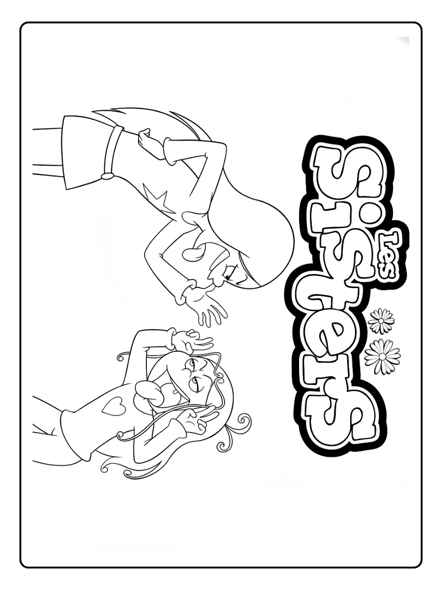 Coloriage Les Sisters (14)