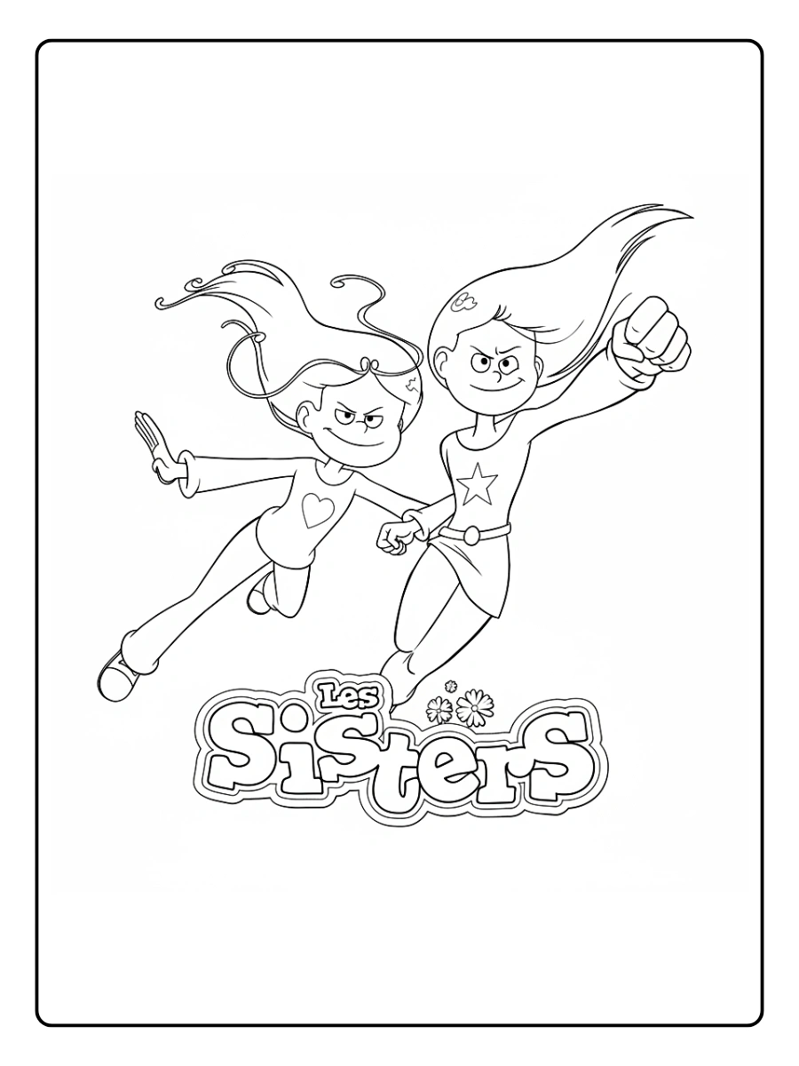 Coloriage Les Sisters (15)