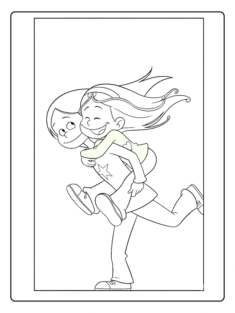 Coloriage Les Sisters (16)