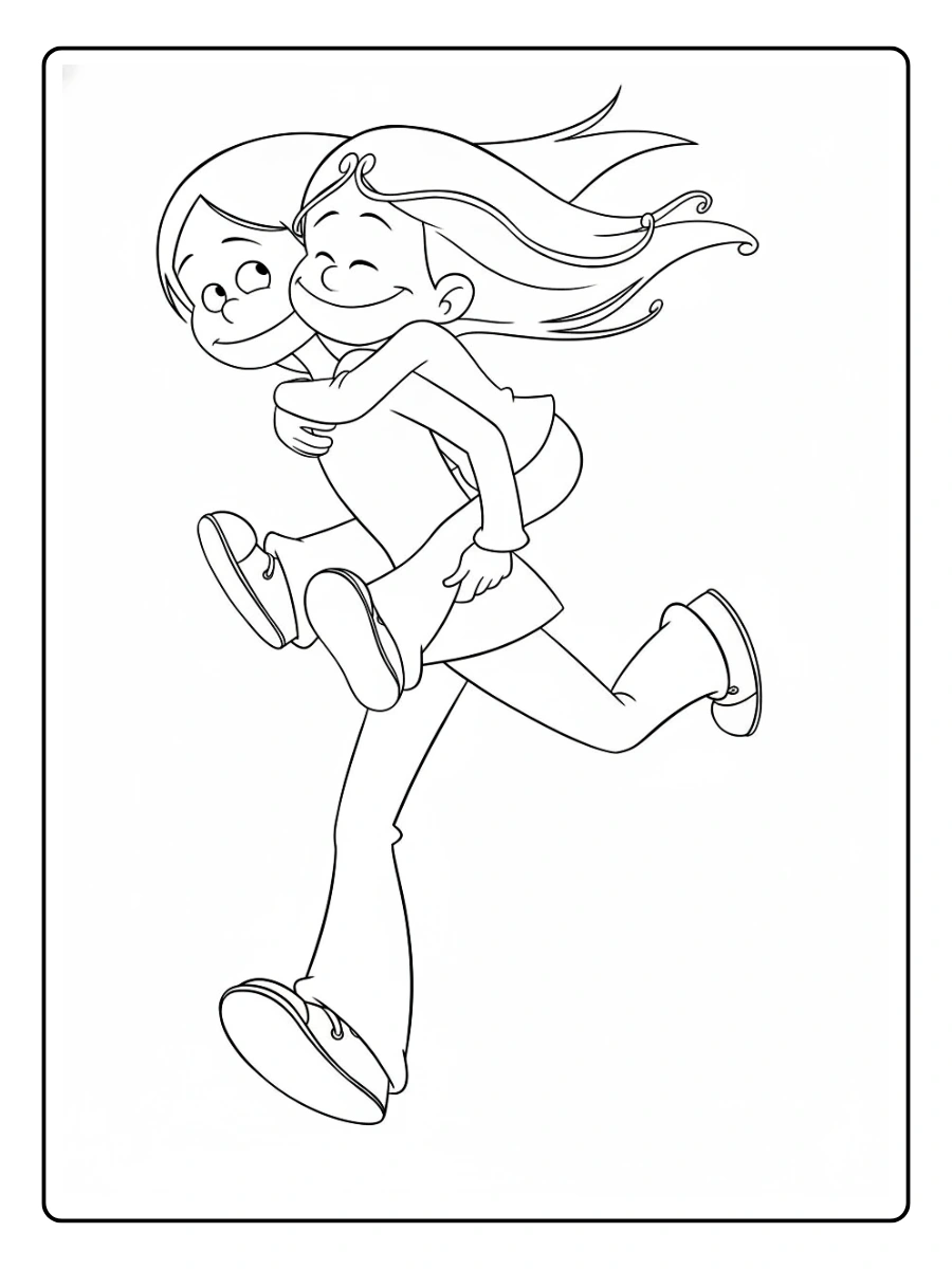 Coloriage Les Sisters (5)