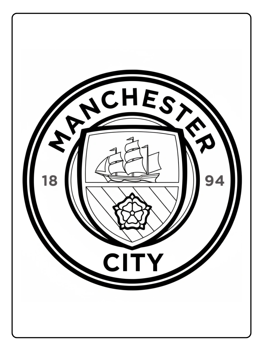 Coloriage Logo de Foot (1)