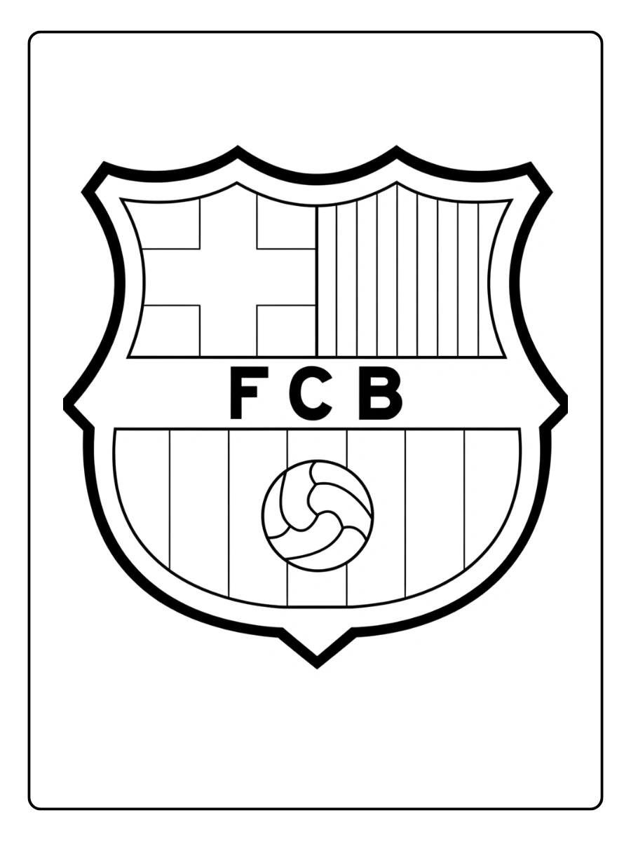 Coloriage Logo de Foot (2)