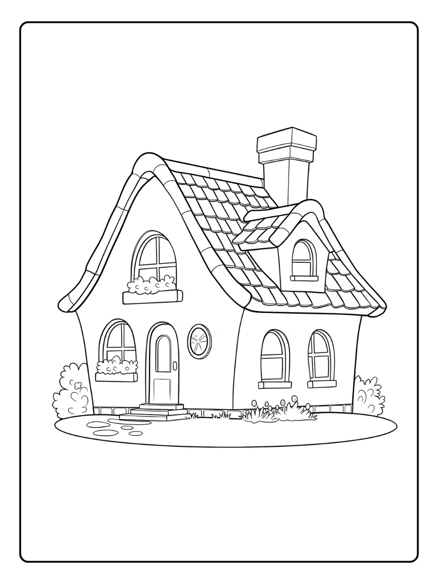 Coloriage Maison (1)