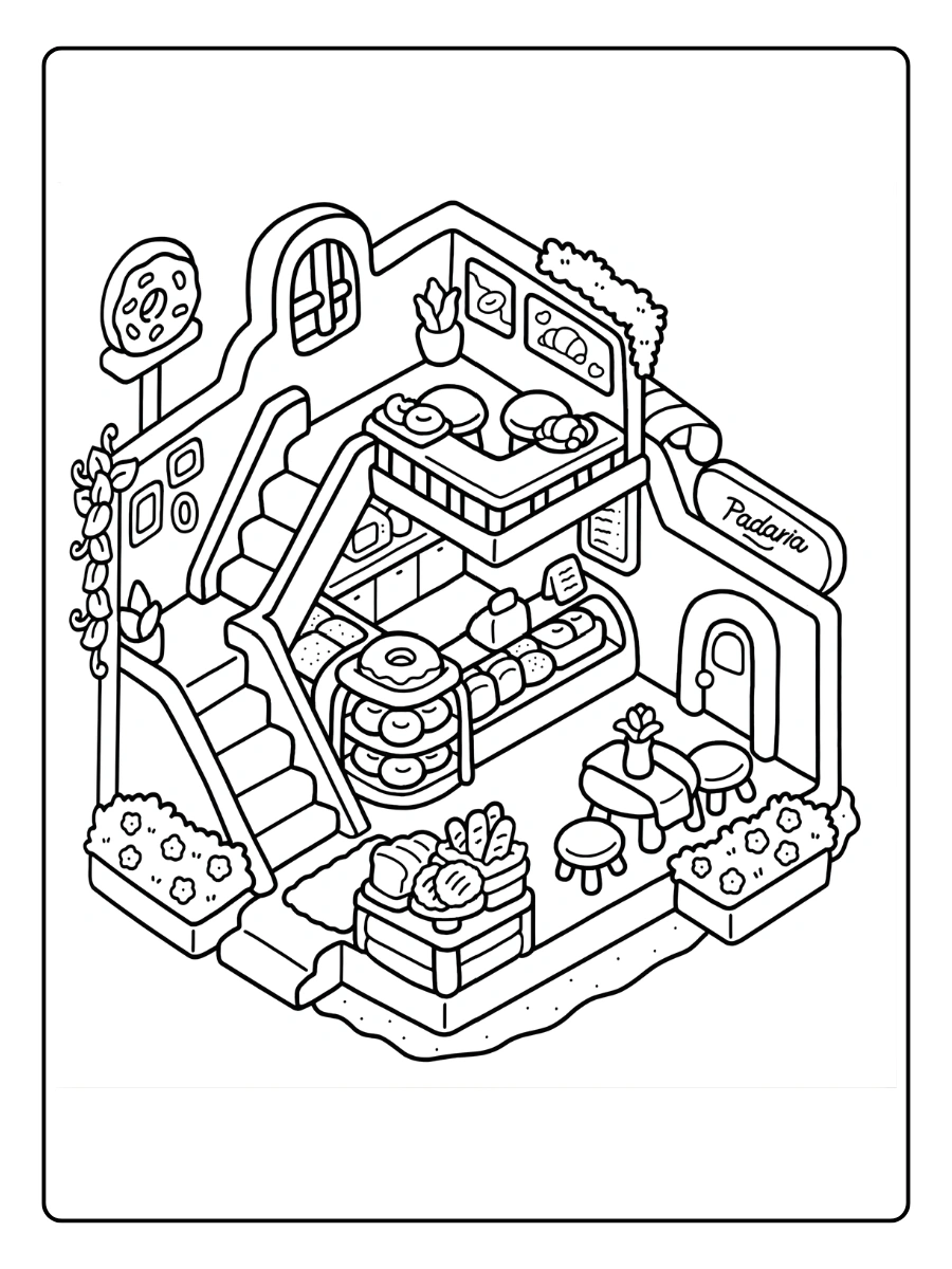 Coloriage Maison (10)