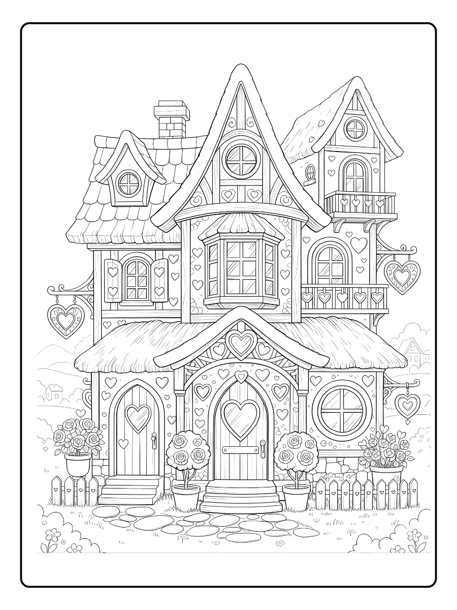 Coloriage Maison (12)