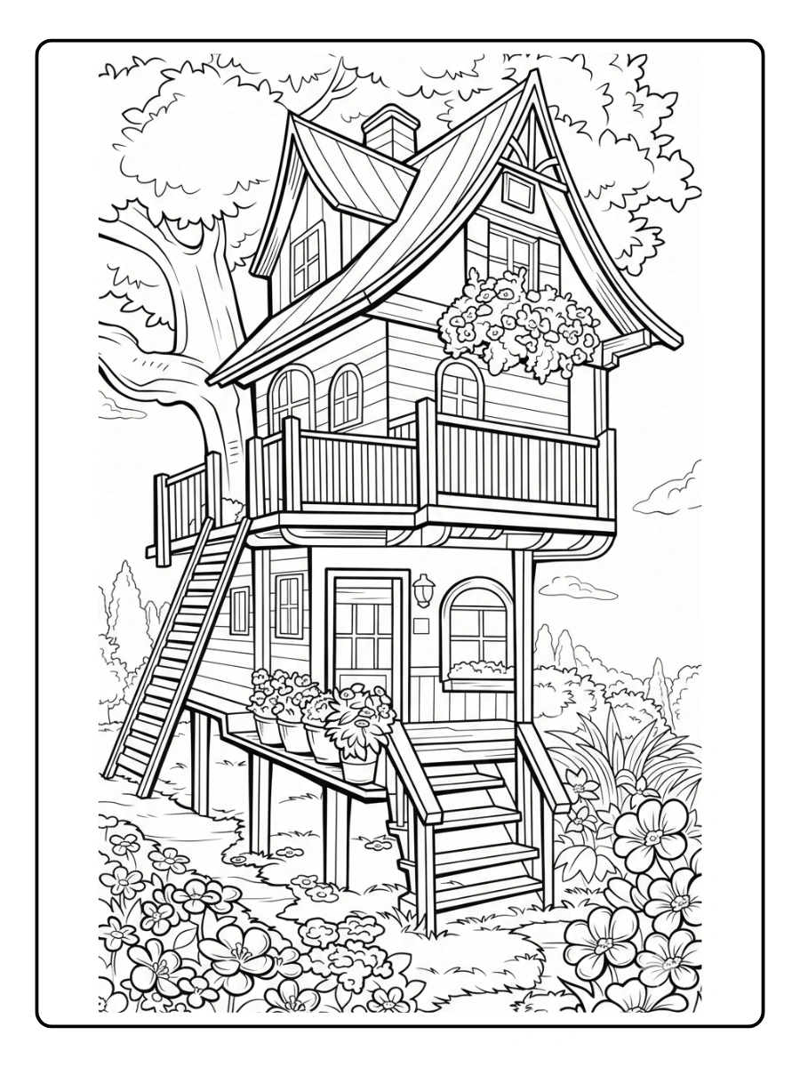 Coloriage Maison (17)